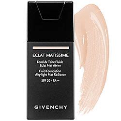 givenchy fluid foundation airy light mat radiance spf 20|Givenchy Fluid Foundation Airy.